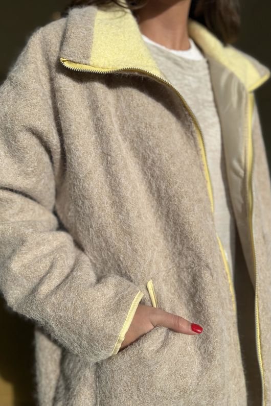 Beach Walk Fleece Jacket Latte